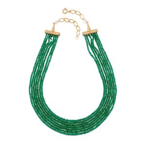 Collana con smeraldi