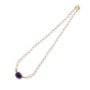 Cultured pearl necklace