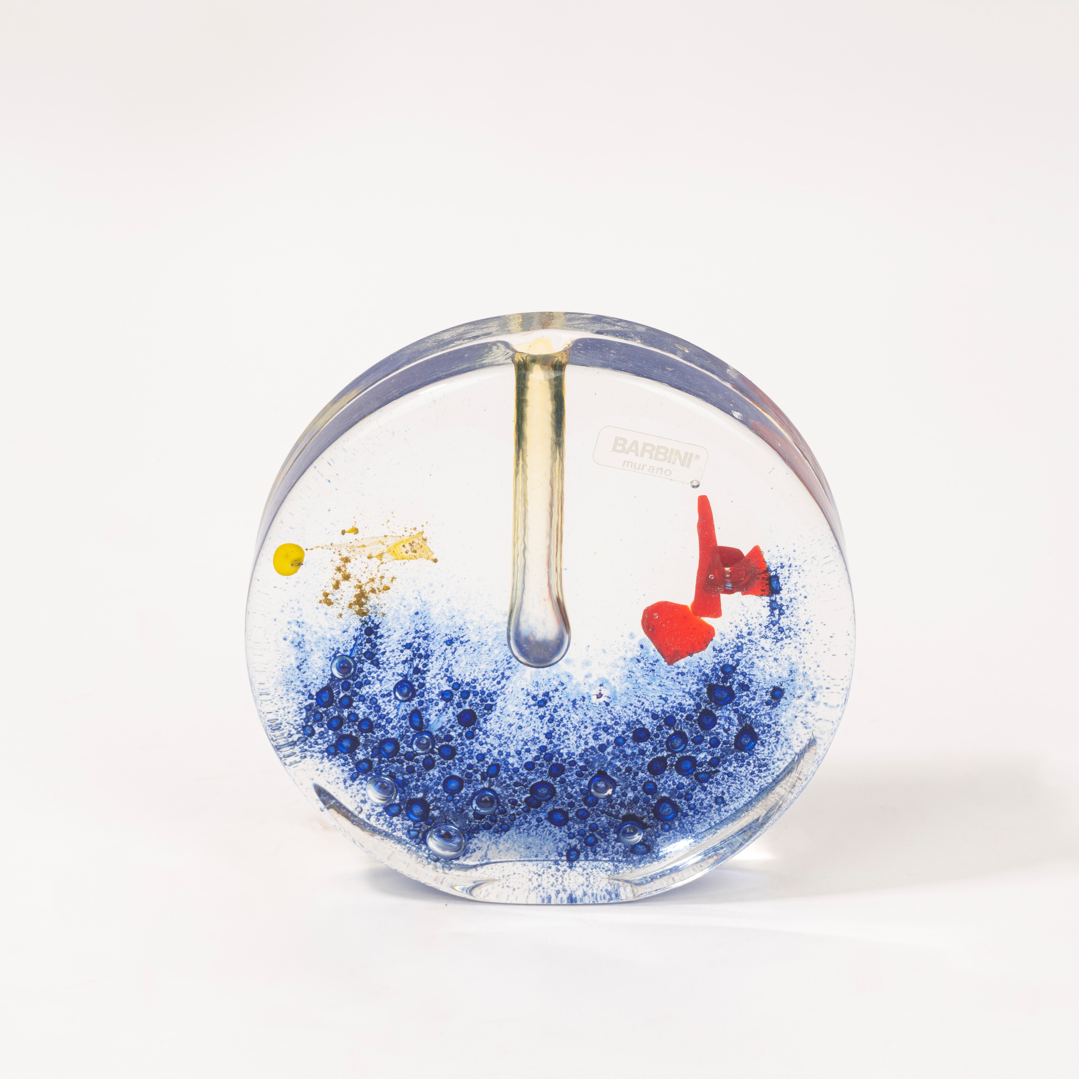 Vaso Mono Fiore in Vetro di Murano, Barbini
