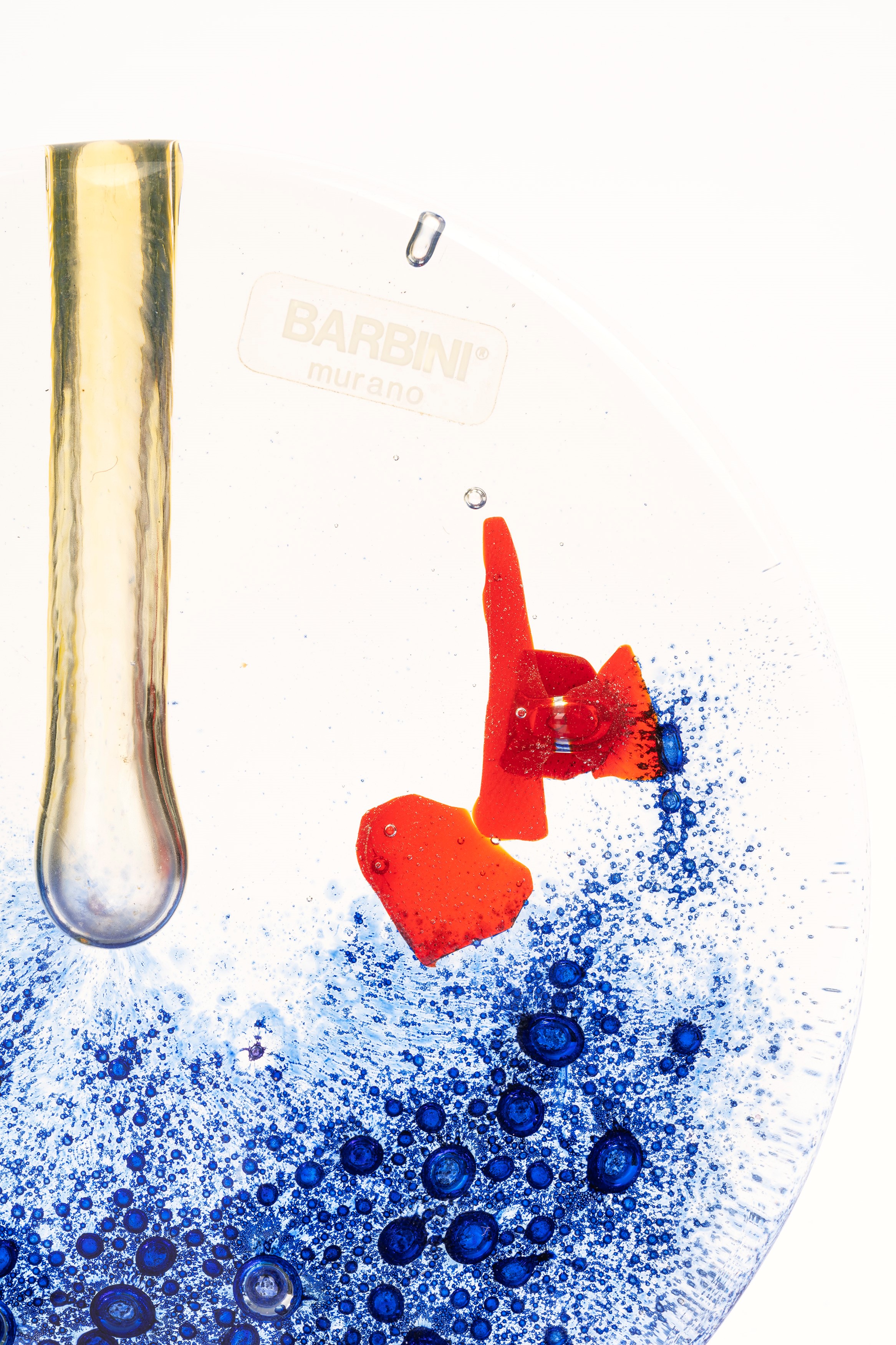 Vaso Mono Fiore in Vetro di Murano, Barbini