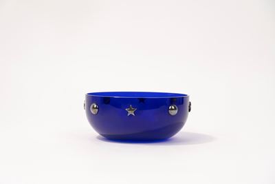 Ciotola in Vetro Blu di Murano, Cleto Munari