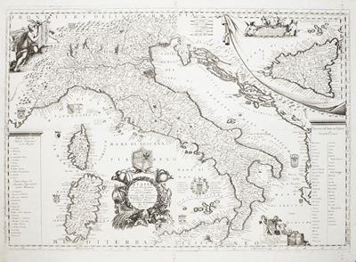 L'italia Parte Occidentale e Italia Parte Orientale, 1690