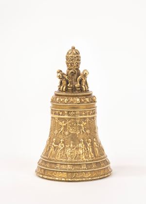 Gilded bronze bell, Rome, 19th century