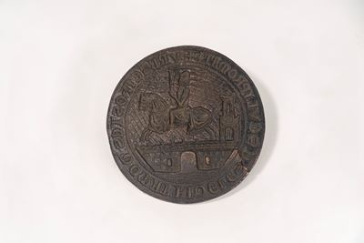 Matrice di Sigillo Circolare in Bronzo del Comune di Ascoli Piceno, Secoli XIII-XIV