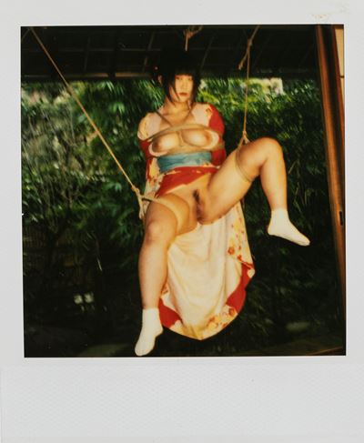 Senza titolo (Bondage), Polaroid, cm 11 x 9