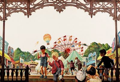 Illustrazione originale per 'Le avventure di Pinocchio', tempera su cartone