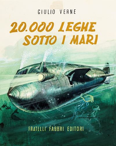 20.000 leghe sotto i mari, tempera su cartoncino