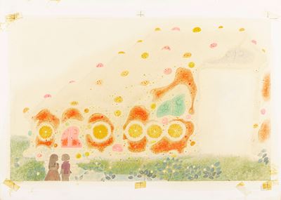 Hansel e Gretel, tempera su cartone