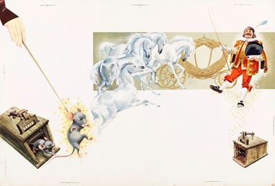 Bioletto, Cenerentola - tempera su cartone