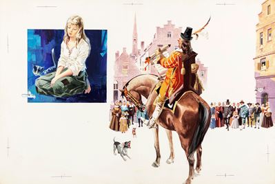 Bioletto, Cenerentola, tempera su cartone