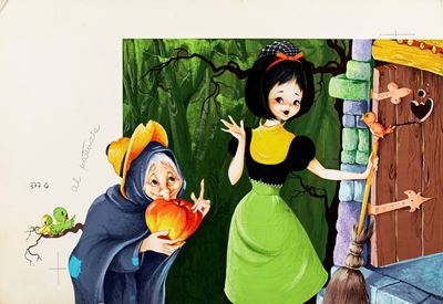 Biancaneve - Illustrazione originale