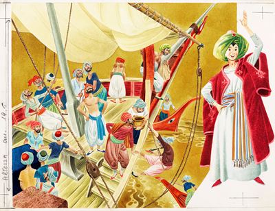 Lupatelli, Abu Kir e Abu Sir, tempera su cartone
