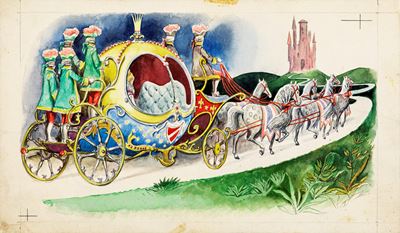 Cenerentola (tempera su cartone)