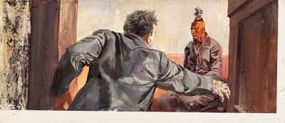De Gaspari, Illustrazione originale per 'Moby Dick' (tempera su cartone, 1965)