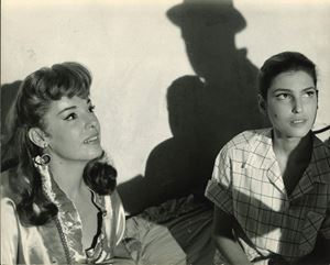 Anna Proclemer and Benedetta Barzini