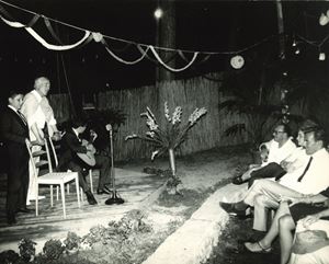 Vittorio De Sica con i figli Christian e Manuel