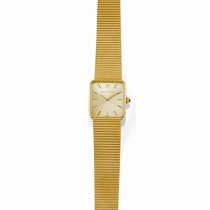 A 18K yellow gold wristwatch, Girard Perregaux