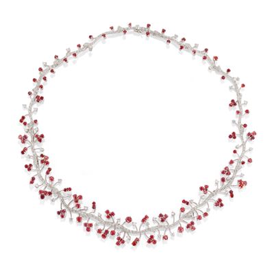 Collana con Rubini