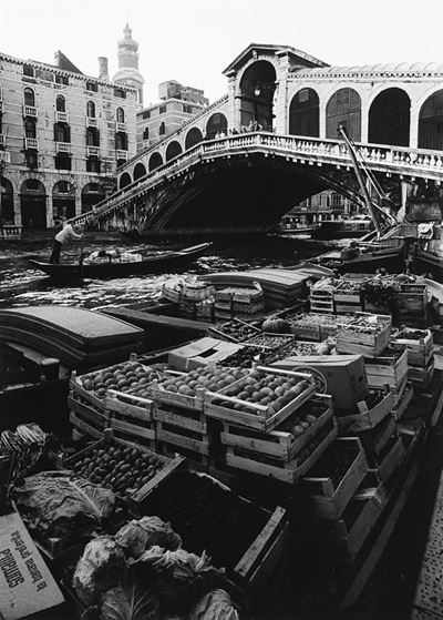Venezia, Rialto - Stampa vintage alla gelatina ai sali d'argento