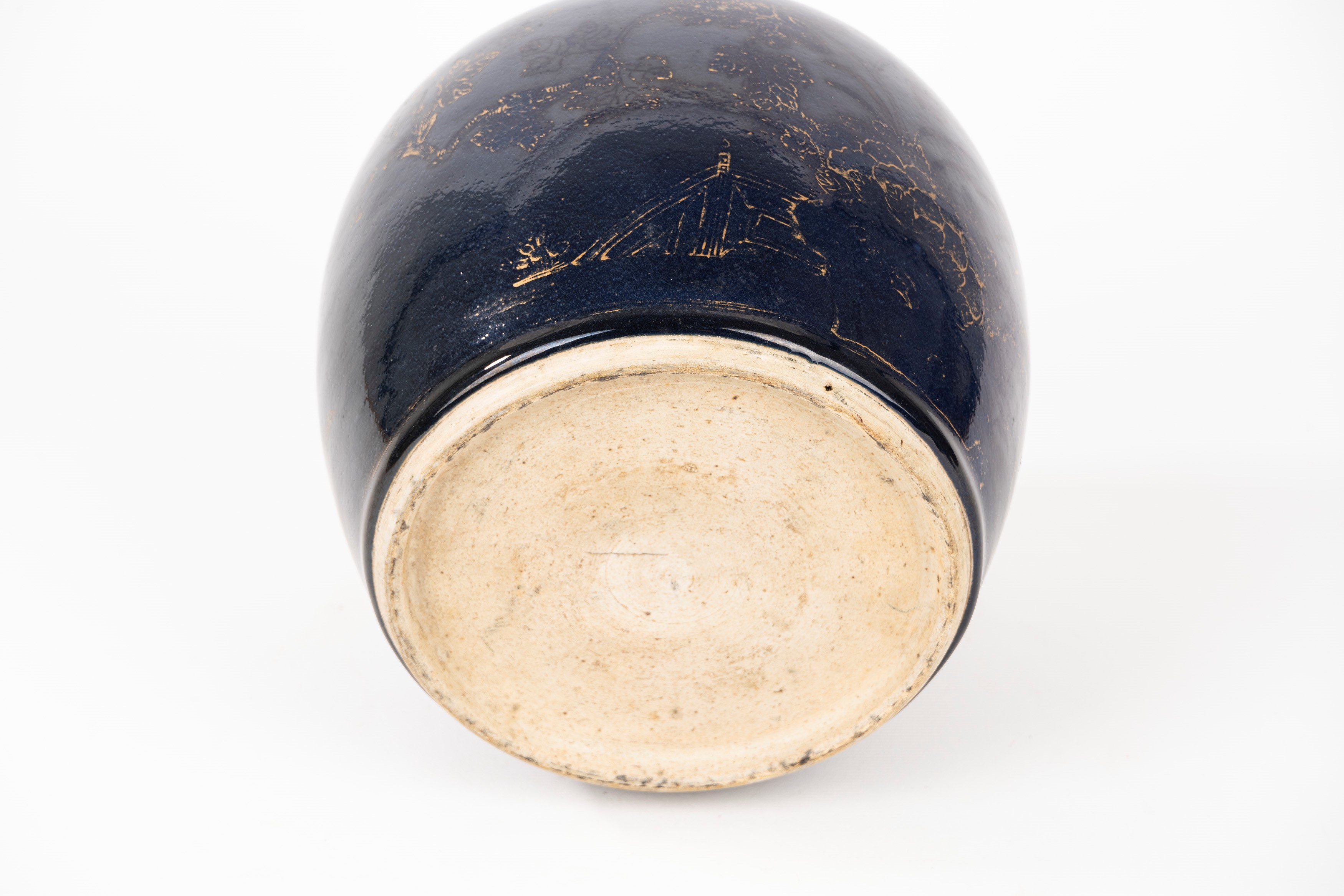 Vaso in Porcellana Powder Blue con Coperchio