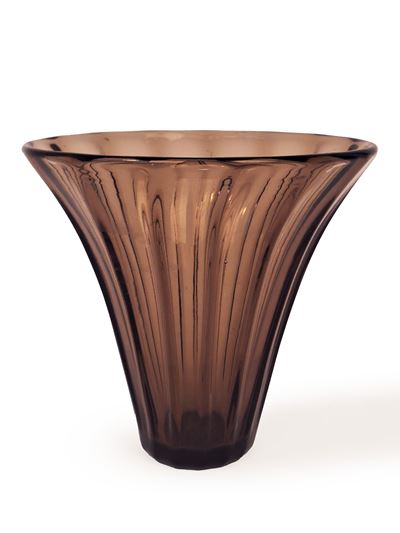 Vaso in Vetro Fumè, Anni '30 del Novecento