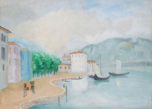 Lilloni Umberto - Il lago di Brivio