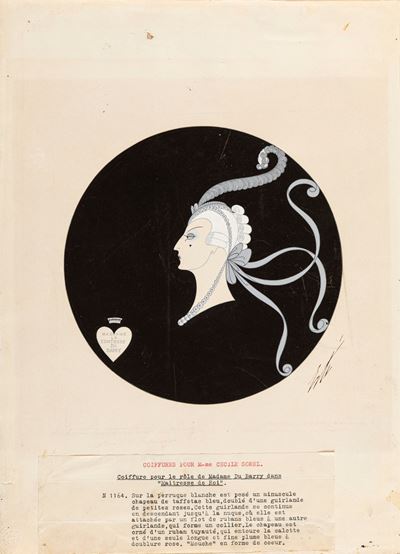 Coiffures Pour le Rôle De Madame Du Barry