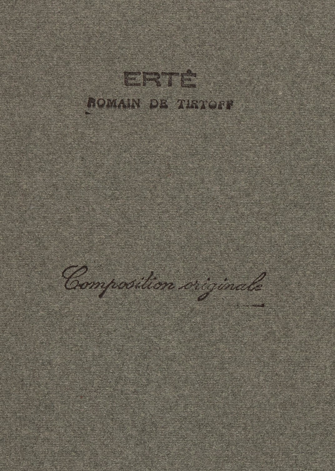 Erté (romain De Tirtoff) - Calendrier Érotique