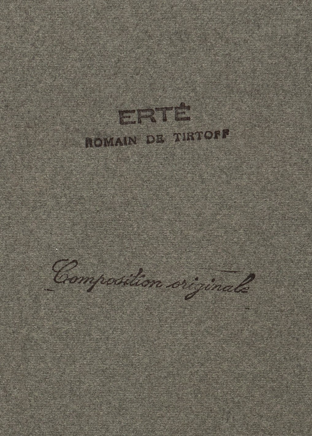 Erté (romain De Tirtoff) - Calendrier Érotique