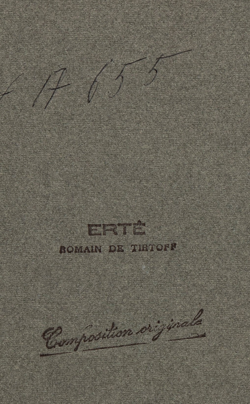 Erté (romain De Tirtoff) - Calendrier Érotique