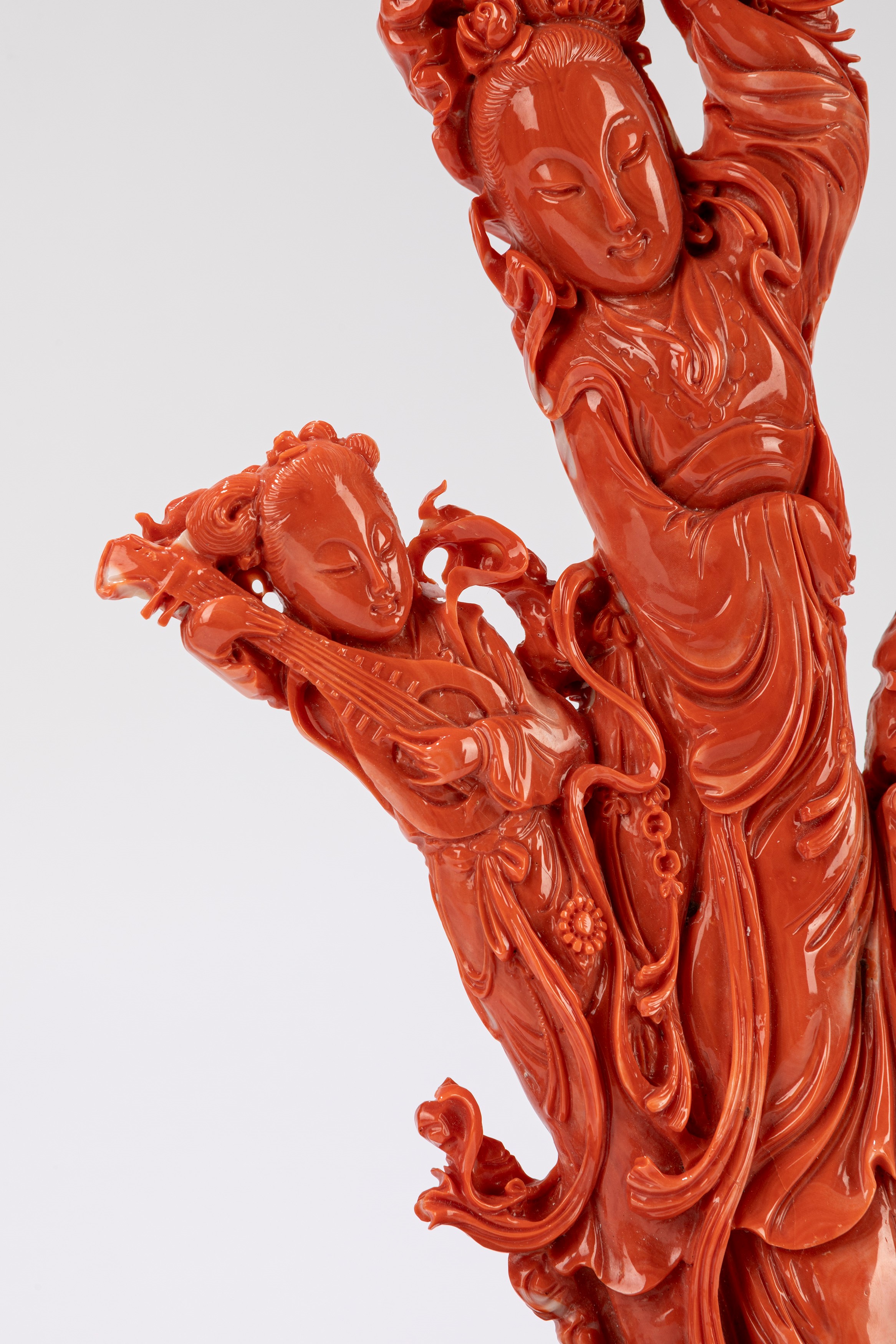 ☼Grande scultura in corallo rosso