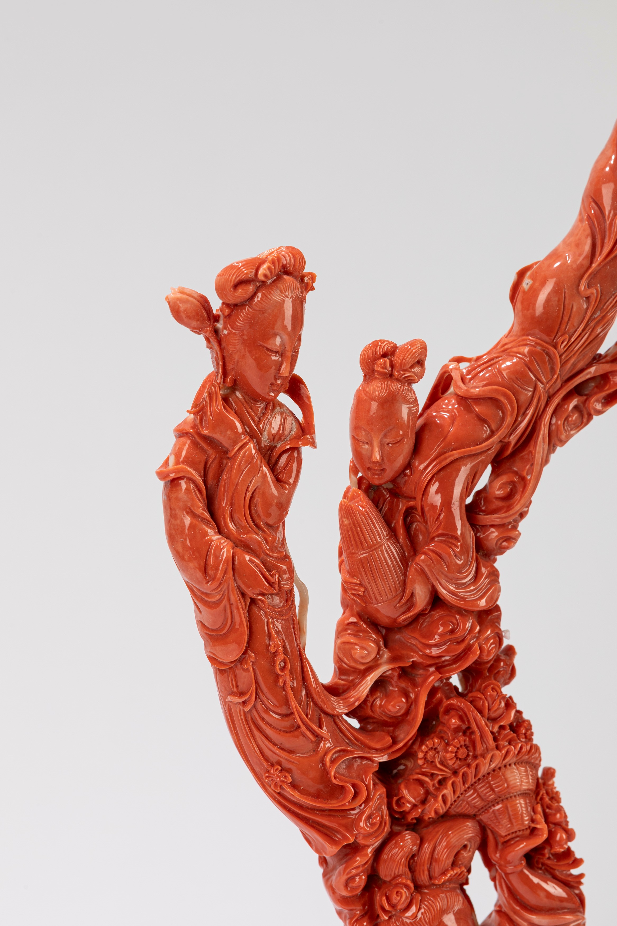 ☼Grande scultura in corallo rosso