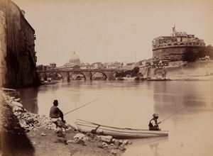 Pescatori a Castel Sant'Angelo