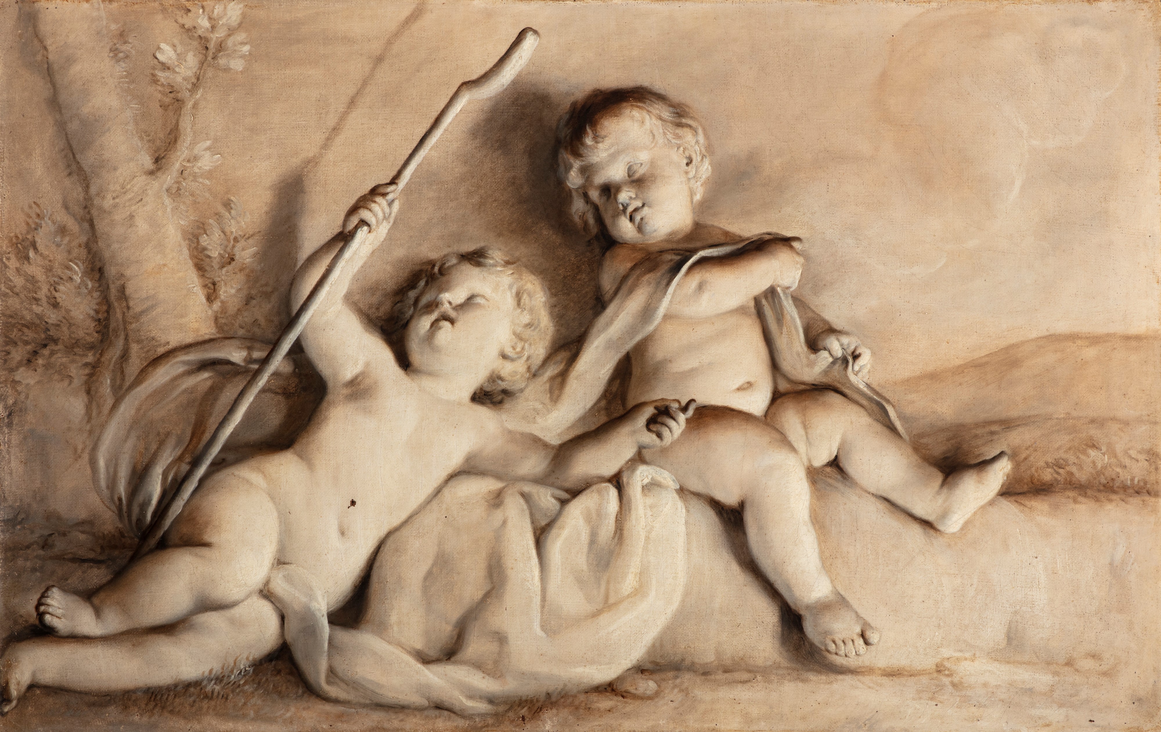 Scuola Francese, Secolo XVIII - Giochi di Putti