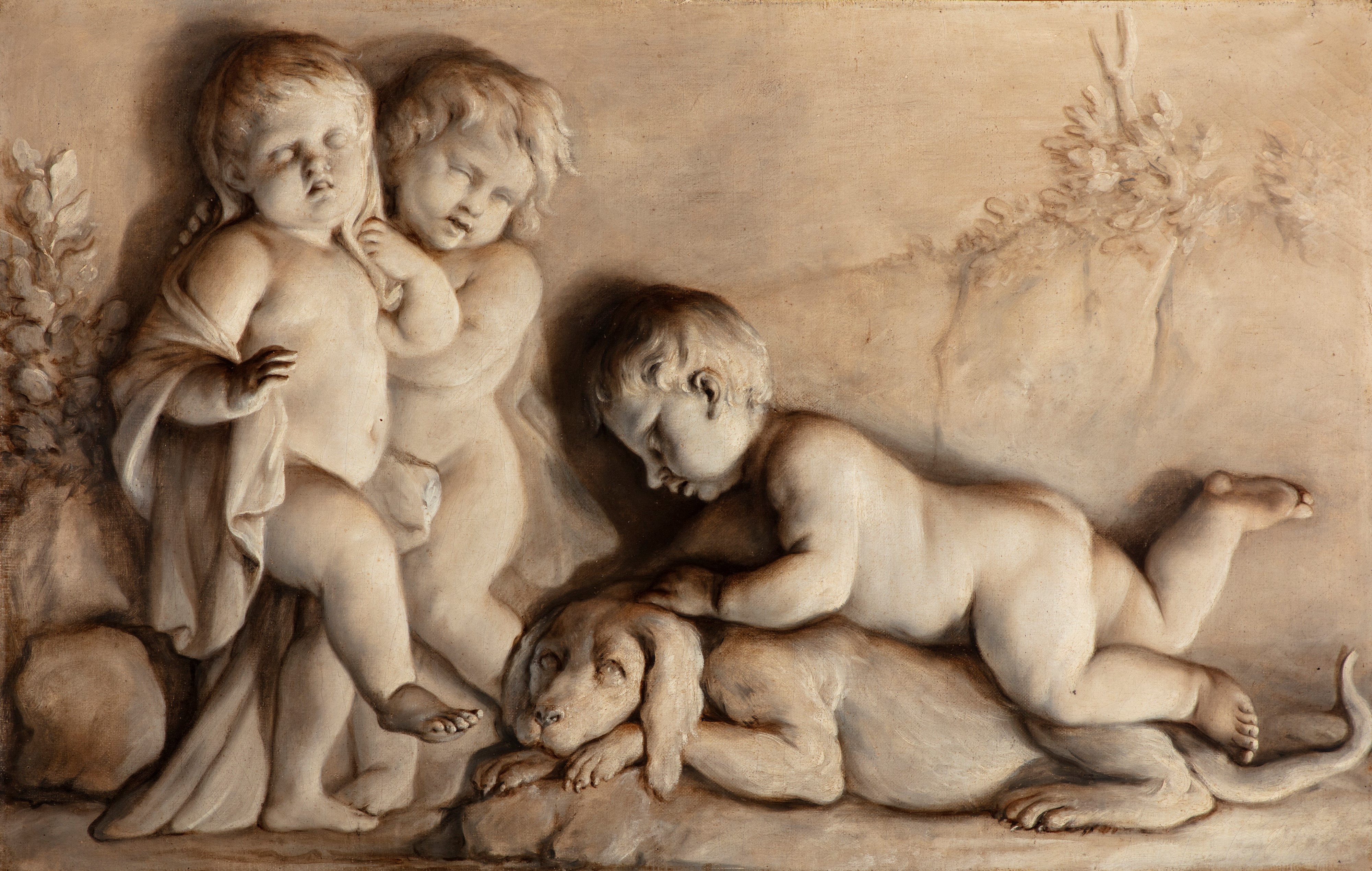 Scuola Francese, Secolo XVIII - Giochi di Putti