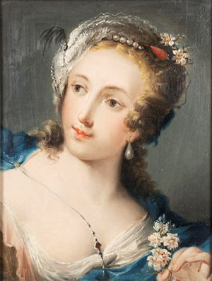 Ritratto di gentildonna con fiori