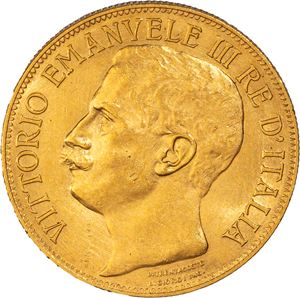 Regno d'Italia, Vittorio Emanuele III, 50° anniversario proclamazione del Regno d'Italia Vittorio Emanuele III, 50 lire, 1911, Roma