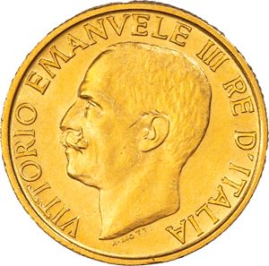 Regno d'Italia, Vittorio Emanuele III, 20 lire, 1923, Roma,1 anniversario marcia su Roma