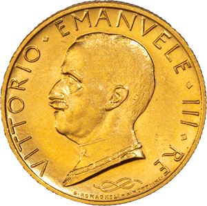 Regno d'Italia, Vittorio Emanuele III, 100 lire, 1931, IX, Roma, Prora