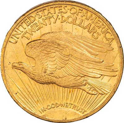 Saint-Gaudens, Stati Uniti d'America, 20 dollari - Double Eagle, 1924, Philadelphia