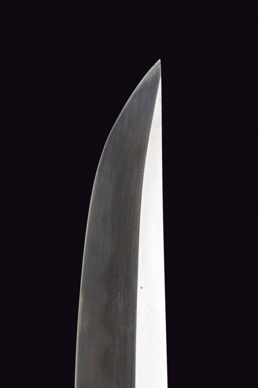 Kaiken in shirasaya, Giappone, Periodo Meiji (1868-1912), lunghezza 29.4 cm