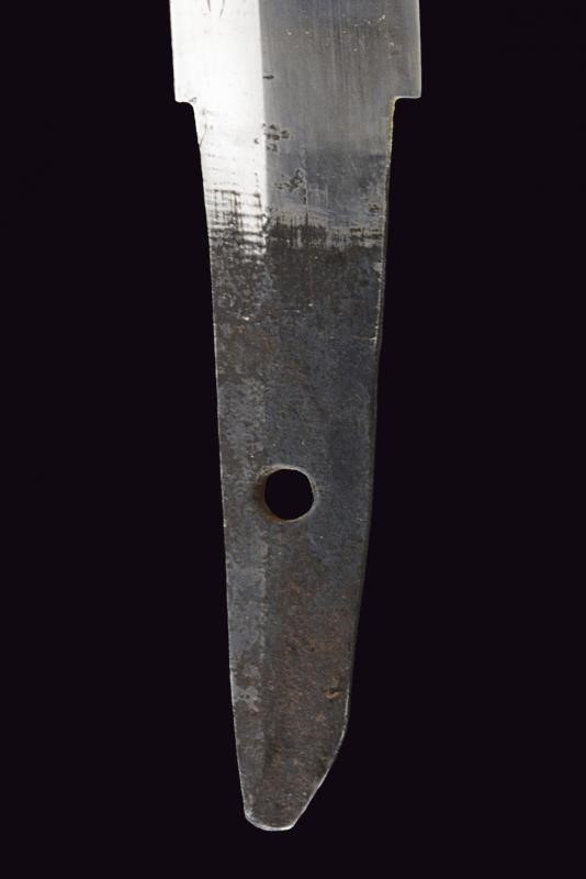 Kaiken in shirasaya, Giappone, Periodo Meiji (1868-1912), lunghezza 29.4 cm