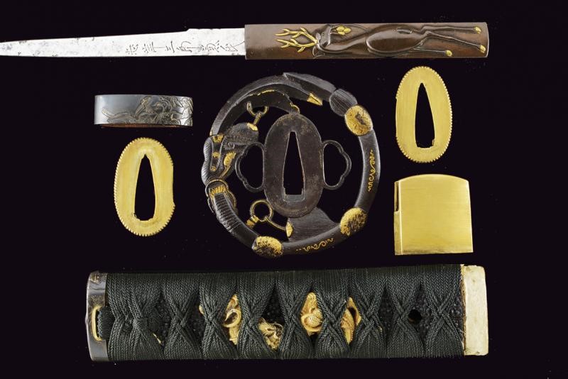Bel wakizashi, giapponese, lunghezza 63 cm, Periodo Edo (1603-1867)