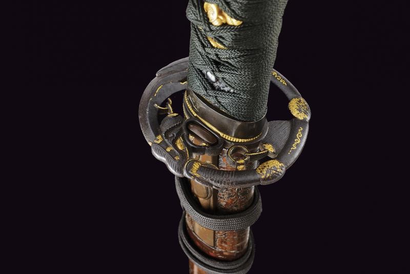 Bel wakizashi, giapponese, lunghezza 63 cm, Periodo Edo (1603-1867)
