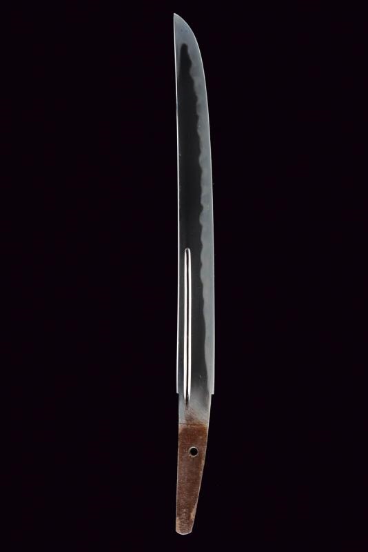 Ju Kane Ari, Wakizashi firmato con koshirae raffinata