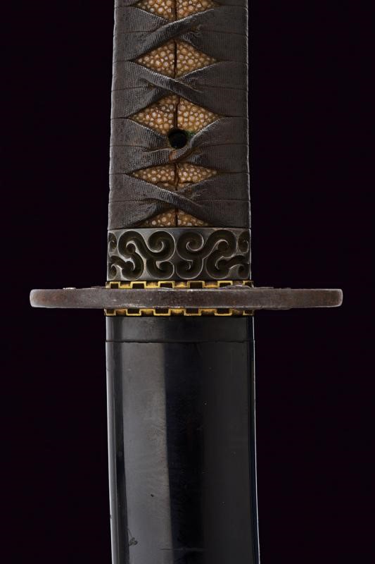 Katana in koshirae, Giappone, Periodo Edo, lunghezza 96,5 cm