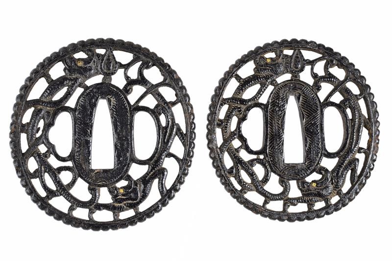 Paio di tsuba per un Daisho