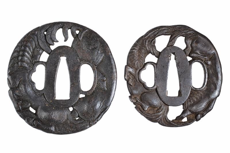 Paio di tsuba per un Daisho