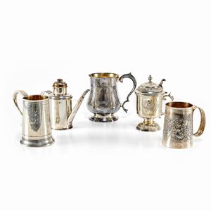 Lotto di argenti titolo 800 e 925