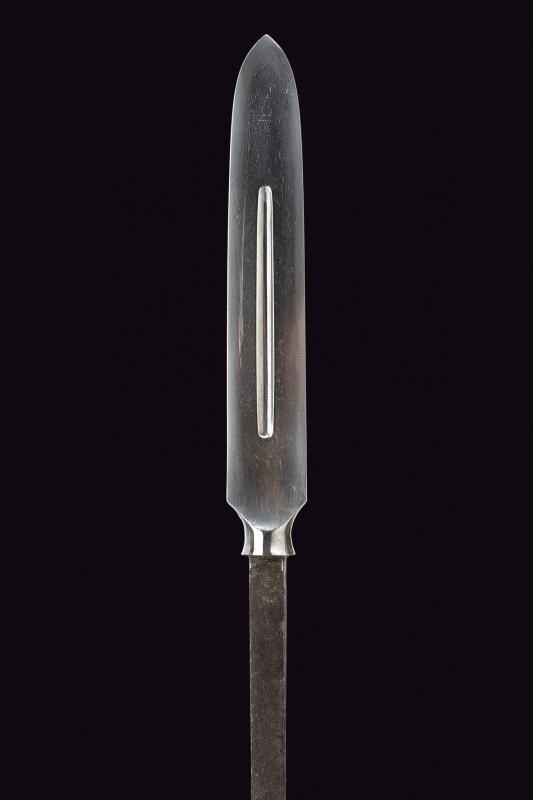 Yari in shirasaya con firma Monju Kane Hisa Saku